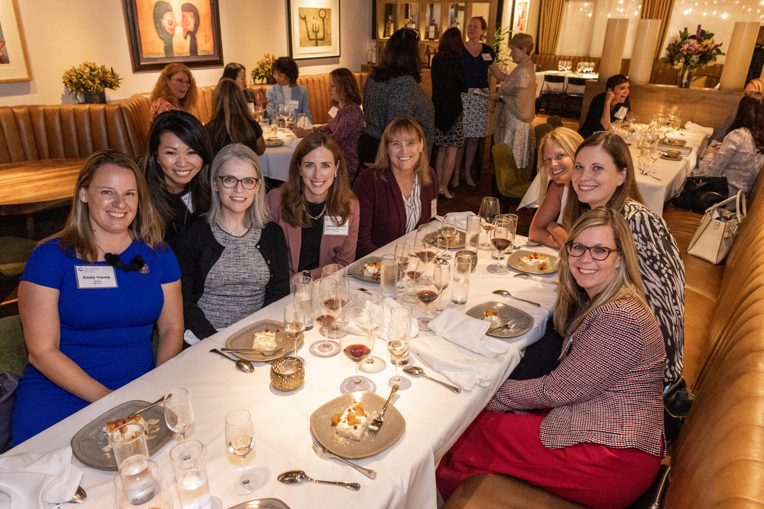 Group of Fellows at a table