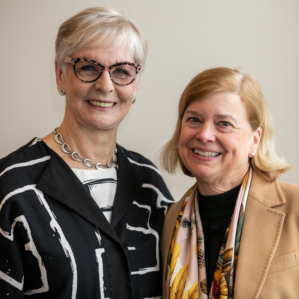 Sheila Penrose and Cheryl Francis